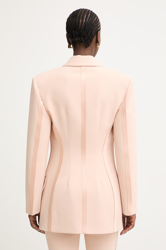 Odzież Elisabetta Franchi marynarka damska GI24163E2 beżowy