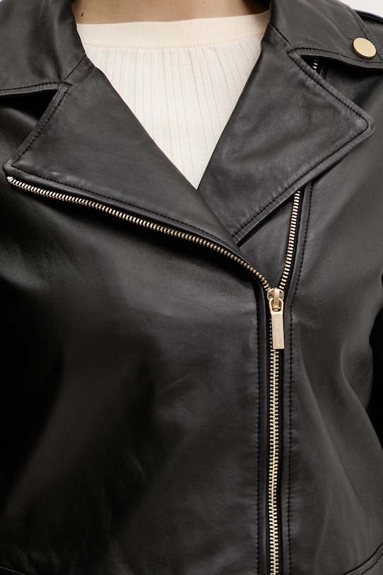 Armani Exchange bikerska jakna ženska usnjena XW001924.AF25817 črna