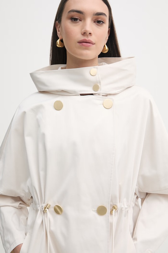 Armani Exchange парка жіноча з бавовною бежевий XW001931.AF21525