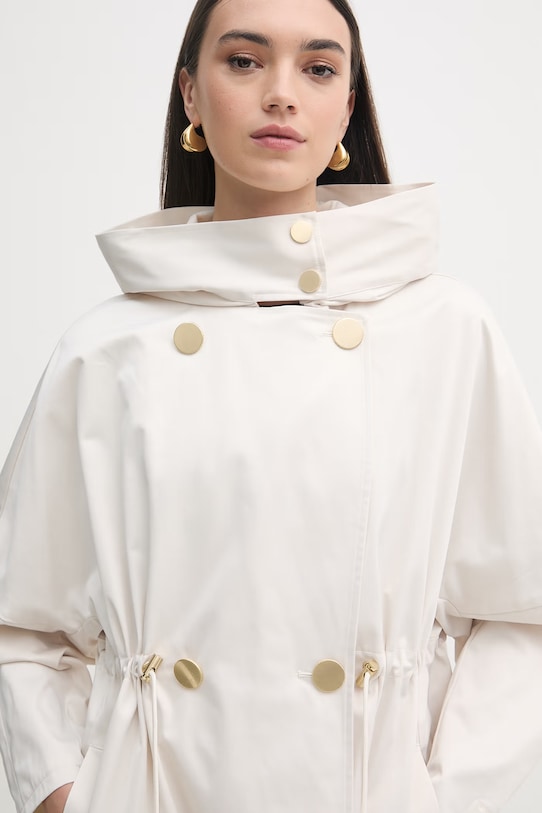 Armani Exchange парка жіноча з бавовною бежевий XW001931.AF21525