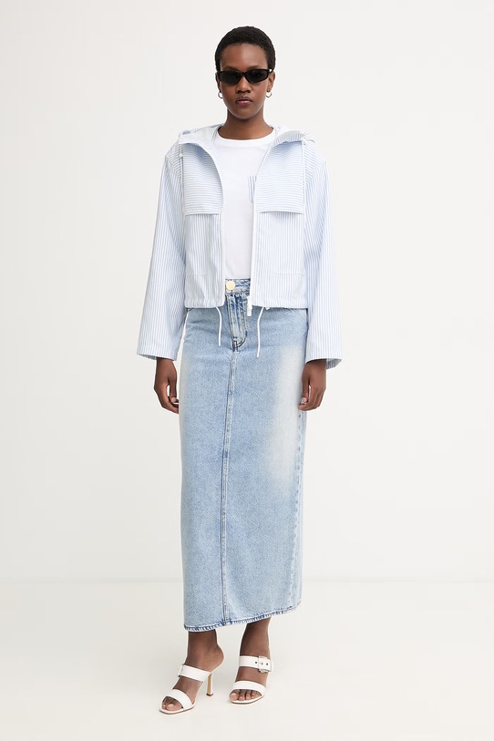 Armani Exchange prehodna jakna ženska XW002028.AF21534 modra SS26