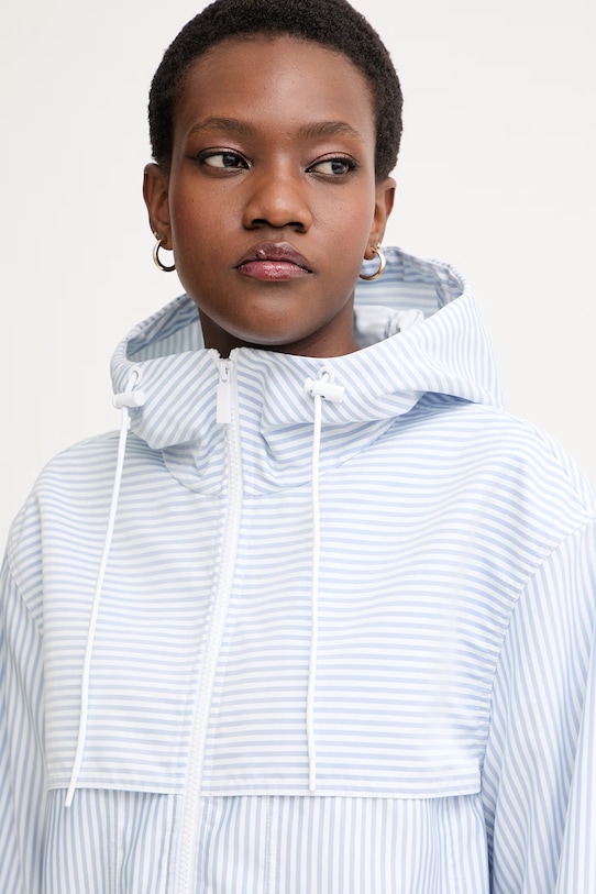 Armani Exchange prehodna jakna ženska modra XW002028.AF21534