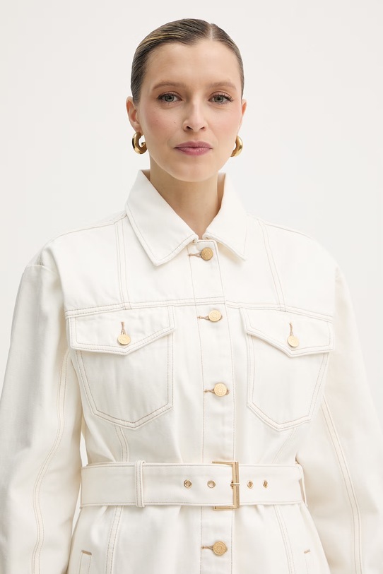 Armani Exchange kurtka damska jeansowa beżowy XW002254.AF21335