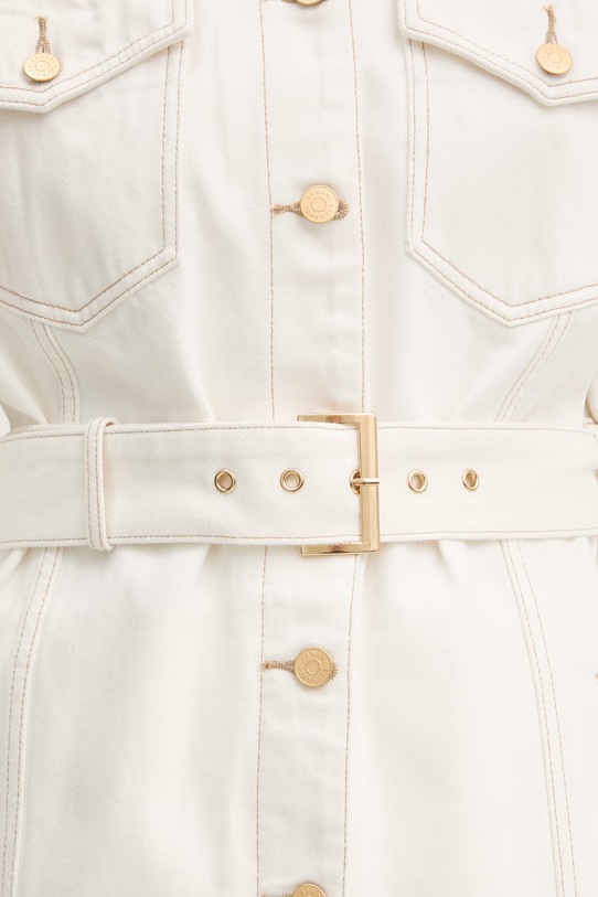 Armani Exchange kurtka damska jeansowa XW002254.AF21335 beżowy