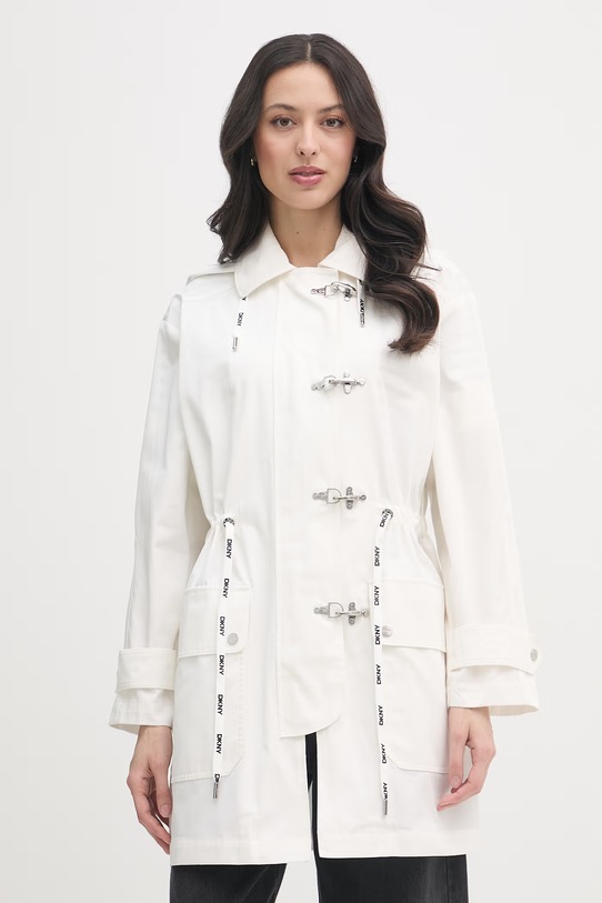 DKNY kurtka damska bawełniana beżowy P6BJ0EG0