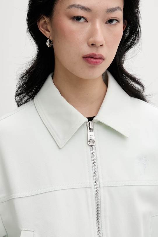 Miss Sixty куртка женская из денима бирюзовый 6M1WJ08200