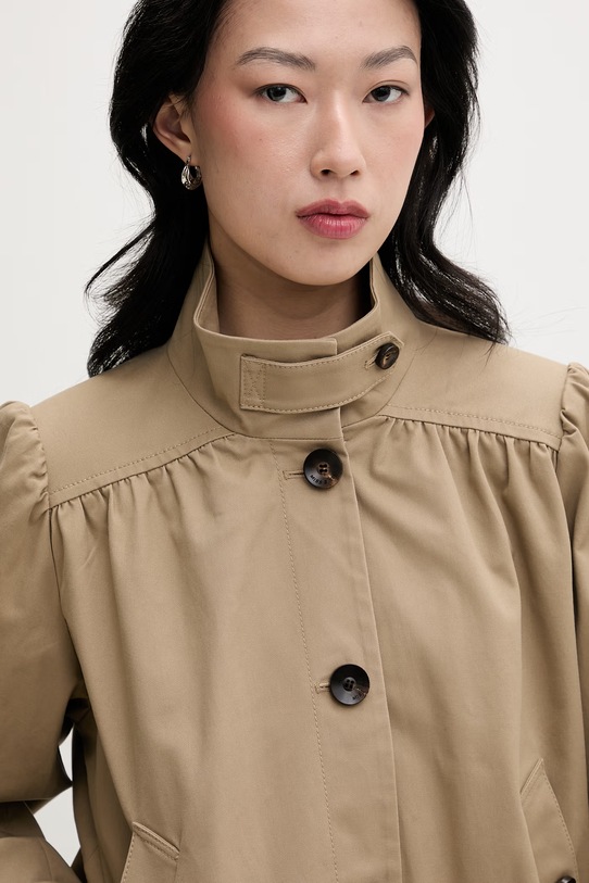 Miss Sixty kurtka damska bawełniana z elastanem beżowy 6M1WJ10000