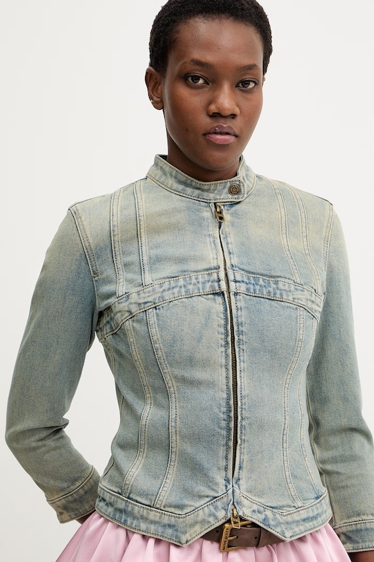 Rifľová bunda Miss Sixty modrá 6M1WJ46400