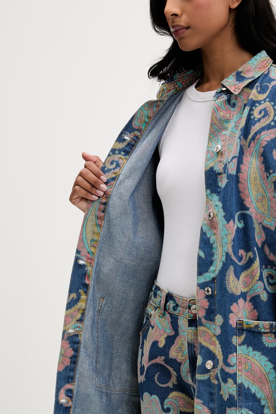 Never Fully Dressed kurtka NFDOU451 niebieski