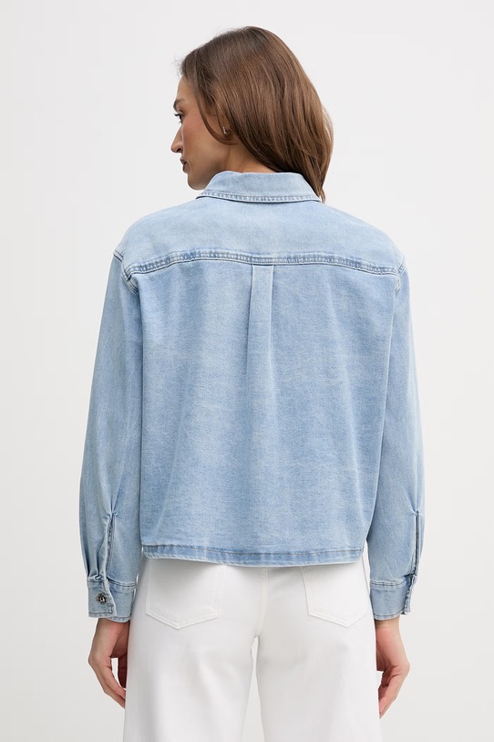 Odzież OUI koszula damska jeansowa 96464 niebieski