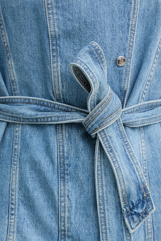 BOSS Orange bezrękawnik damski jeansowy C VEST 50558679 niebieski