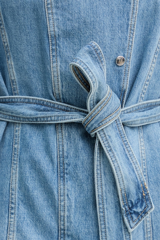 BOSS Orange dámska rifľová vesta C VEST 50558679 modrá