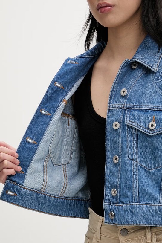 HUGO Blue τζιν μπουφάν γυναικείο ντένιμ 50556970