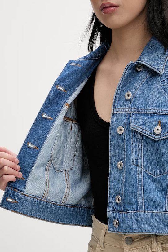 HUGO Blue τζιν μπουφάν γυναικείο ντένιμ 50556970