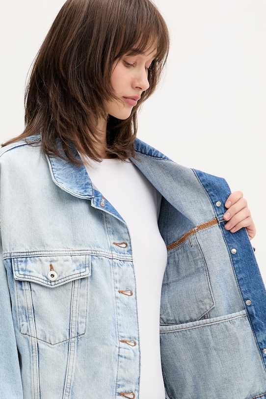 HUGO Blue kurtka jeansowa damska 50557023