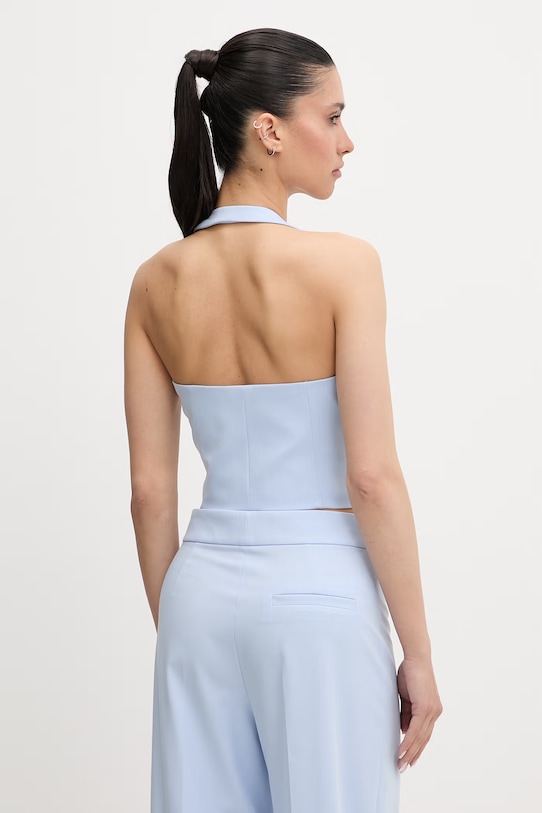 Odzież HUGO kamizelka jednorzędowa damska Anuna 50558155 niebieski