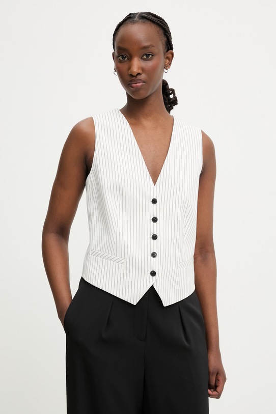 HUGO vesta dámská s viskózou Aumare bílá 50559272