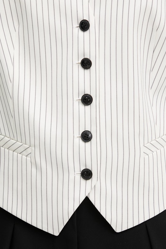 HUGO vesta dámská s viskózou Aumare 50559272 bílá