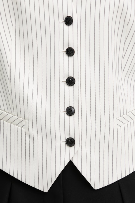 HUGO vesta dámská s viskózou Aumare 50559272 bílá