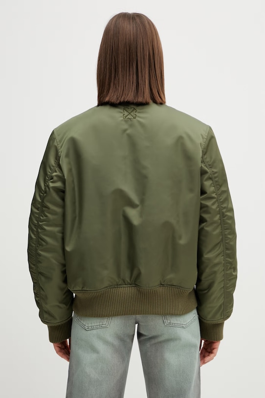 Odzież Off-White bomberka damska 2EH032S26FAB001 zielony