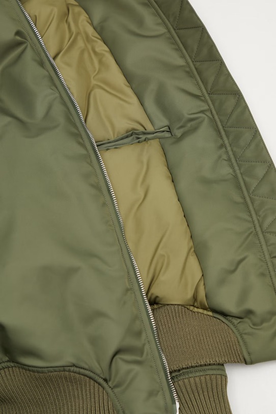 Off-White bomber jacket Women's 2EH032S26FAB001 green