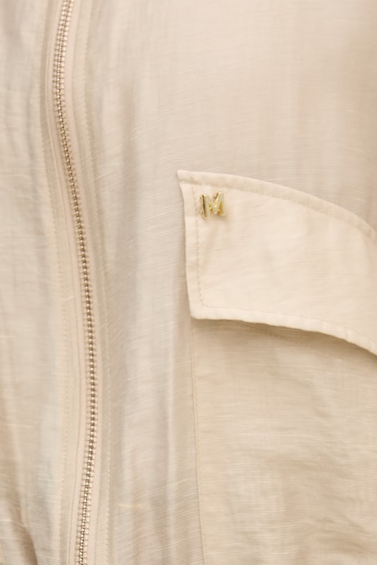 Lola Casademunt kurtka damska z dodatkiem lnu MS2602022 beżowy