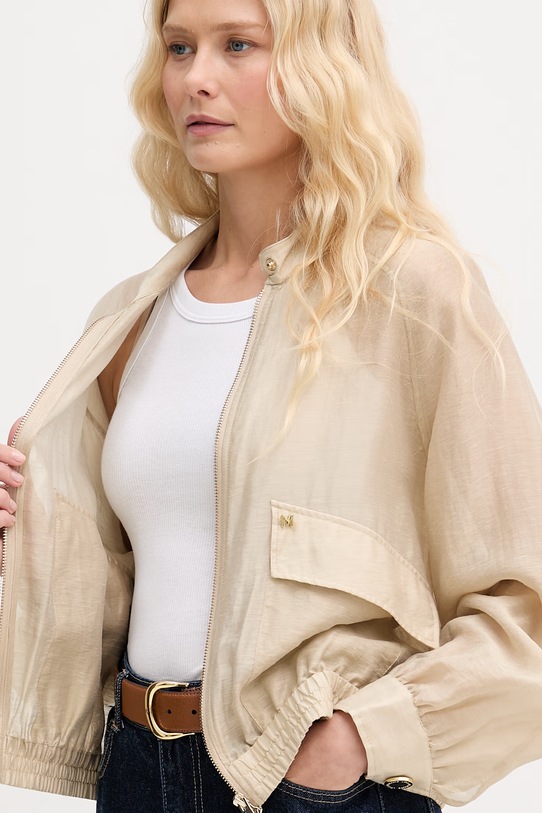 Lola Casademunt kurtka damska z dodatkiem lnu MS2602022