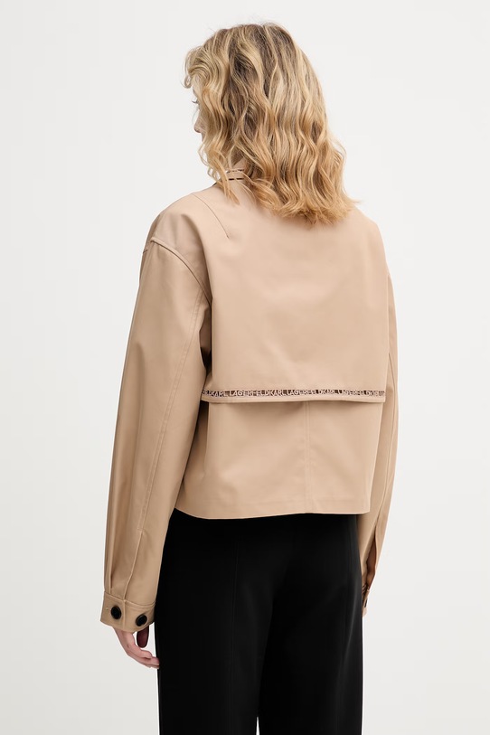 Oblečení Karl Lagerfeld bunda pánská s bavlnou B2W15002 béžová