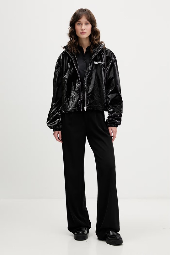 Karl Lagerfeld Jeans krótka kurtka damska B2W15019 czarny SS26