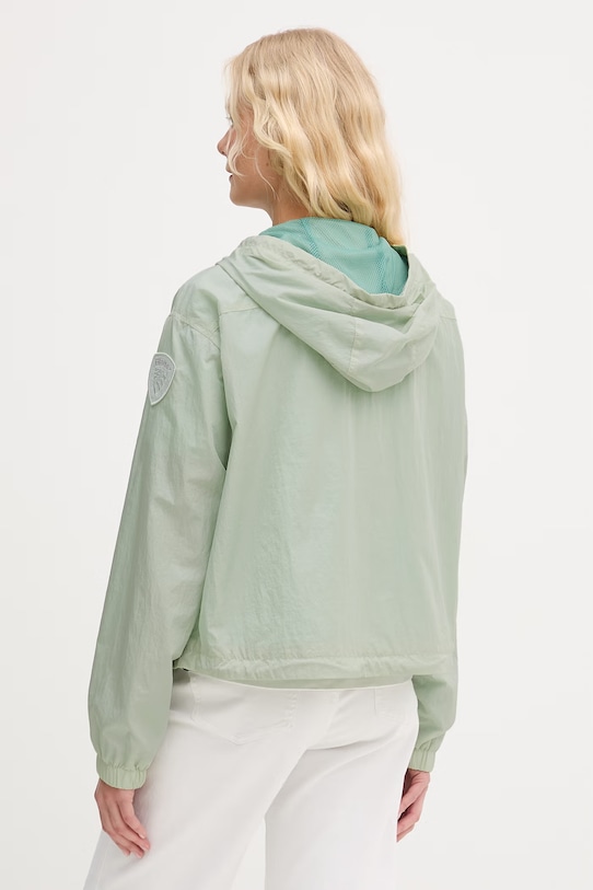 Odzież Blauer kurtka damska BURRAGE BLDC01215 zielony