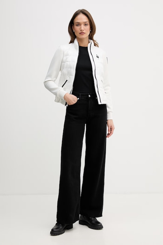 Blauer krótka kurtka damska HASKEL BLDC02206 biały SS26