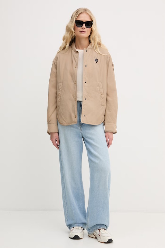 Blauer kurtka przejściowa damska OLIVIA BLDC02227 beżowy SS26