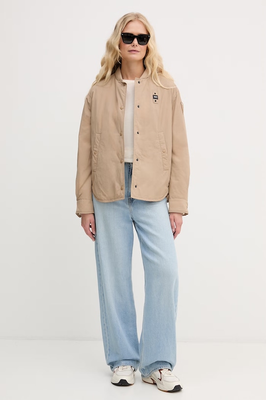 Blauer kurtka przejściowa damska OLIVIA BLDC02227 beżowy SS26