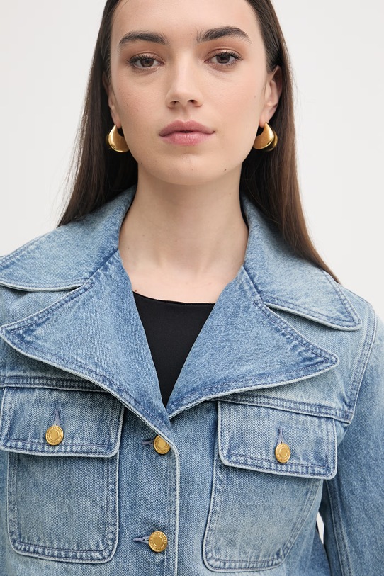 MICHAEL Michael Kors kurtka damska jeansowa niebieski MS610DYLAA