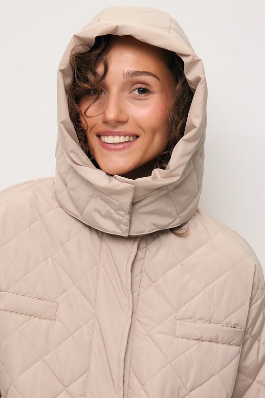 BIZUU kurtka puchowa damska NAYLA NAYLA.BEZOWY beżowy