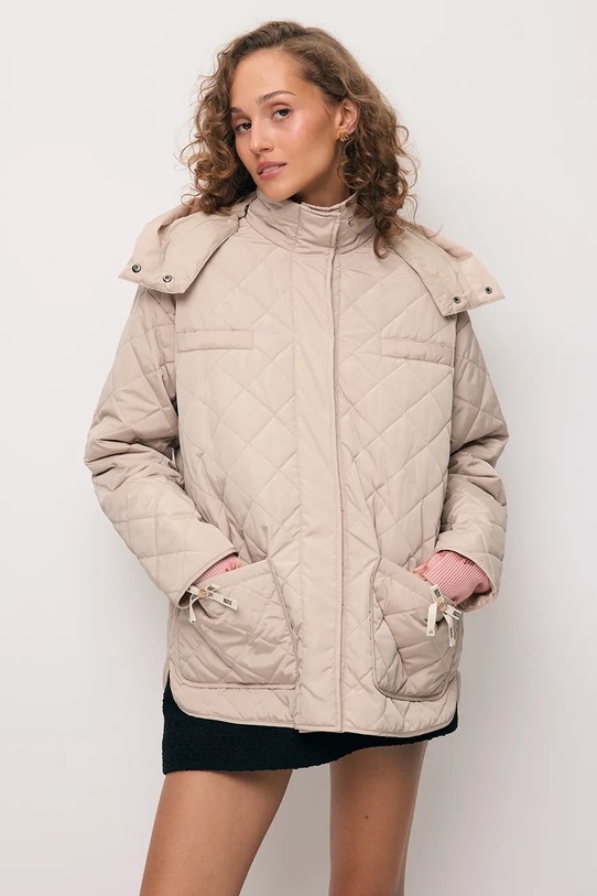 BIZUU kurtka puchowa damska NAYLA NAYLA.BEZOWY
