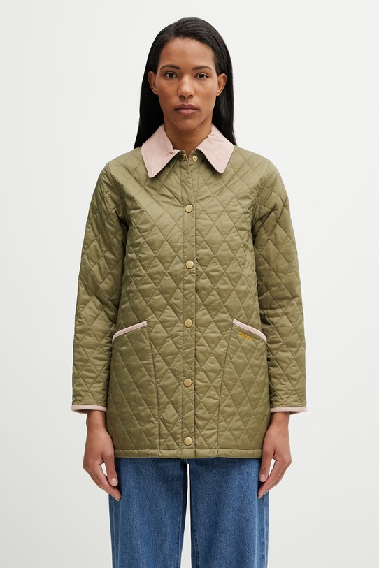 Barbour LQU1852GN14 kurtka przejściowa damska zielony LQU1852GN14