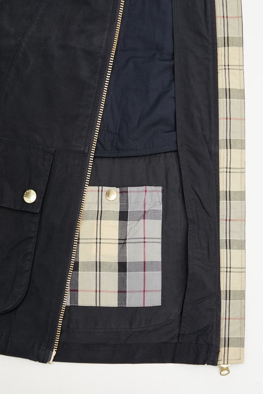 Barbour LSP0310NY91 kurtka przejściowa damska z bawełną LSP0310NY91 granatowy