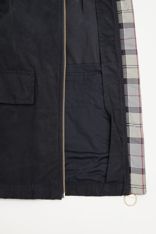 Barbour LSP0311NY91 kurtka przejściowa damska z bawełną LSP0311NY91 granatowy