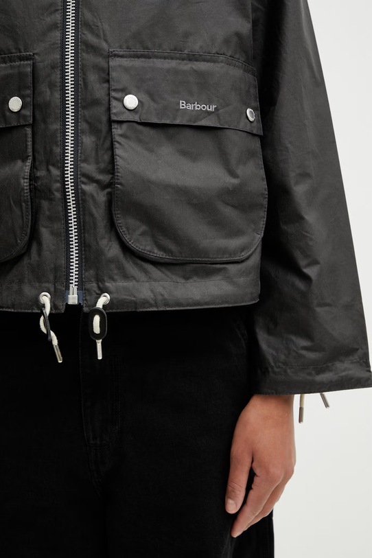 Barbour LWX1531GY71 kurtka przejściowa damska bawełniana szary LWX1531GY71