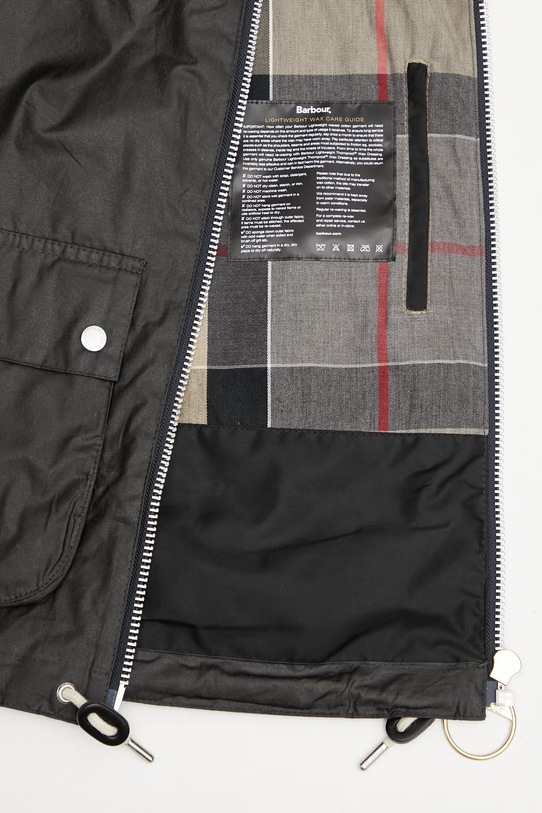 Barbour LWX1531GY71 kurtka przejściowa damska bawełniana LWX1531GY71 szary