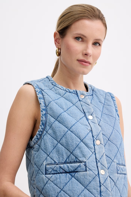 Morgan bezrękawnik damski jeansowy niebieski VQUIL