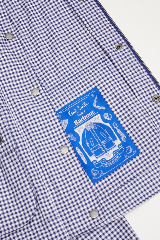 Barbour x Paul Smith Gingham Spey giacca da donna in cotone LCA0383NY71