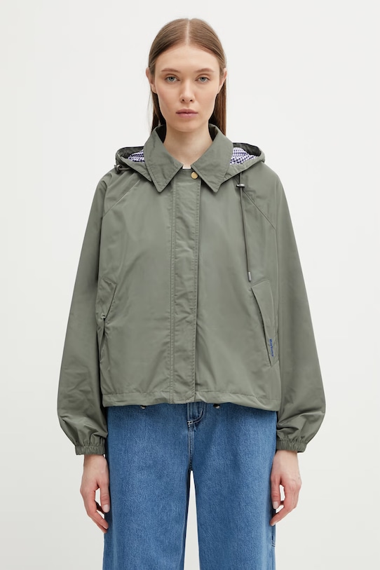 Barbour x Paul Smith Broomhill bunda dámská zelená LSP0329GN33