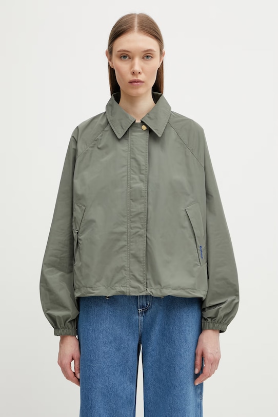 Barbour x Paul Smith Broomhill bunda dámská zelená LSP0329GN33