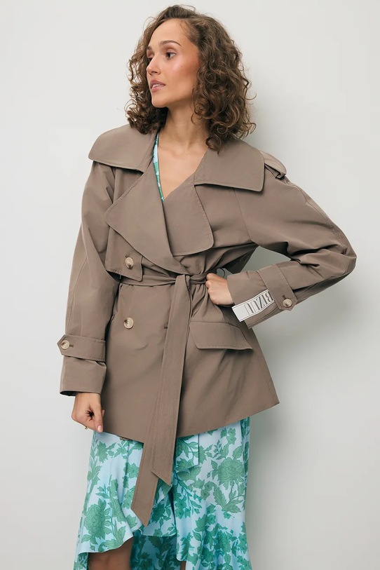 BIZUU krótka kurtka damska RACHY beżowy RACHY.TAUPE