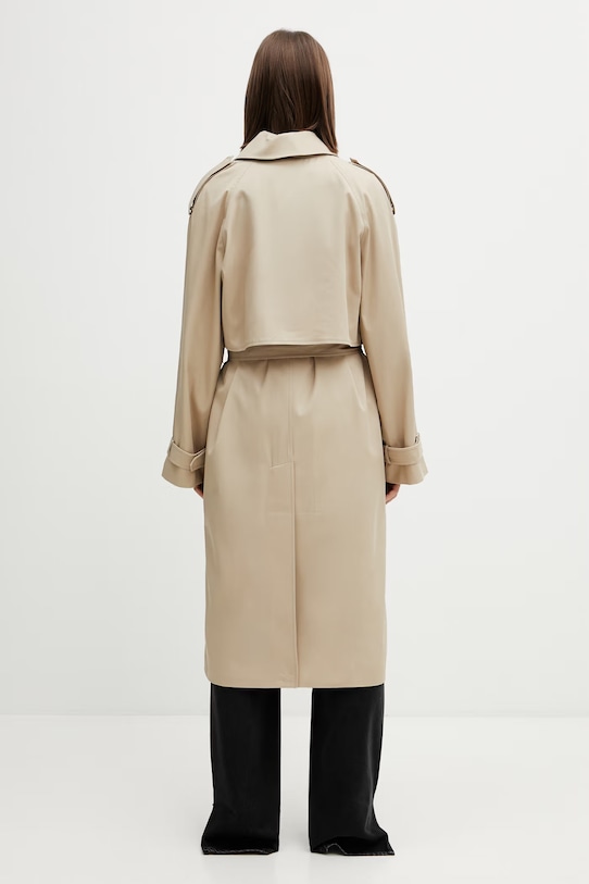 Clothing Anine Bing Rickie trench coat cotton with elastane Women's A.01.11779 beige