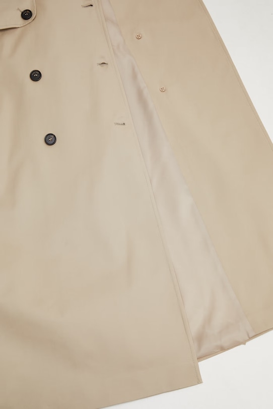 Anine Bing Rickie trench coat cotton with elastane Women's A.01.11779 beige