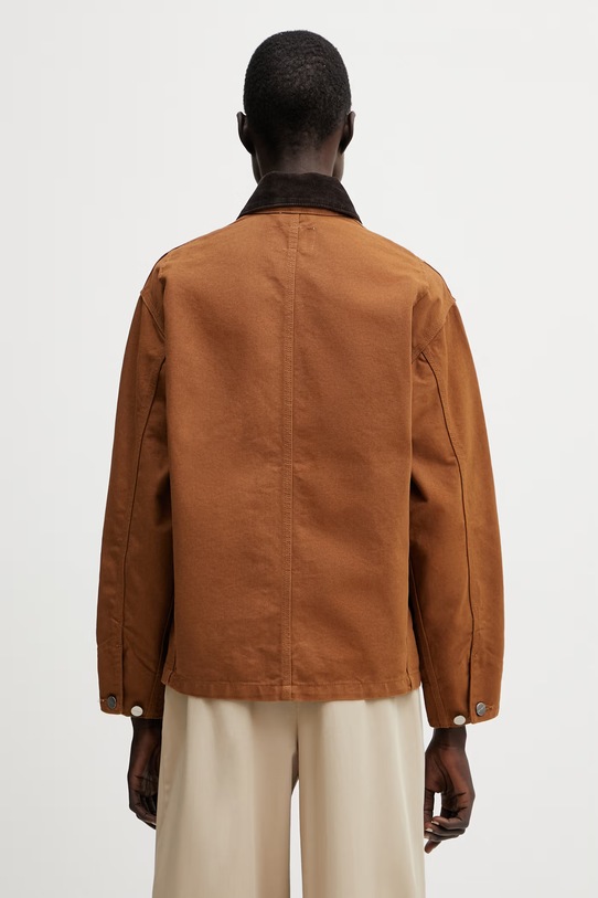 Odzież Carhartt WIP W' OG Michigan Coat krótka kurtka damska bawełniana I031570.00S02 brązowy