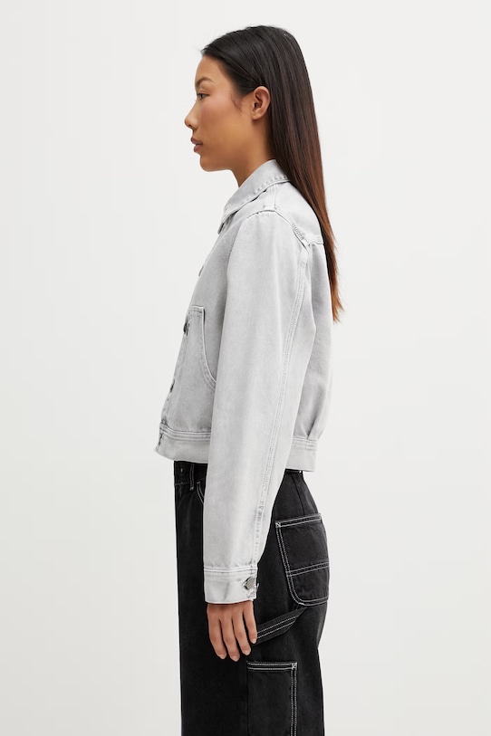 Carhartt WIP W' Arca Jacket kurtka jeansowa damska jeansowa I036528.895F szary SS26